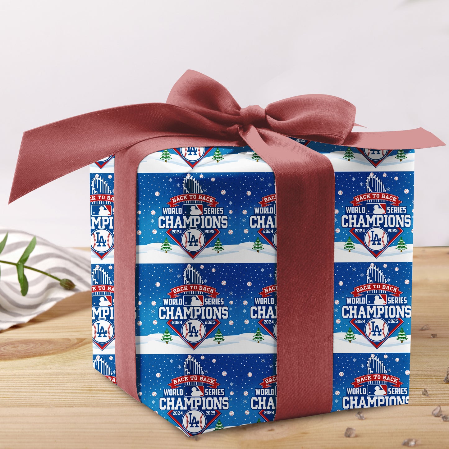 LA Christmas Wrapping Paper