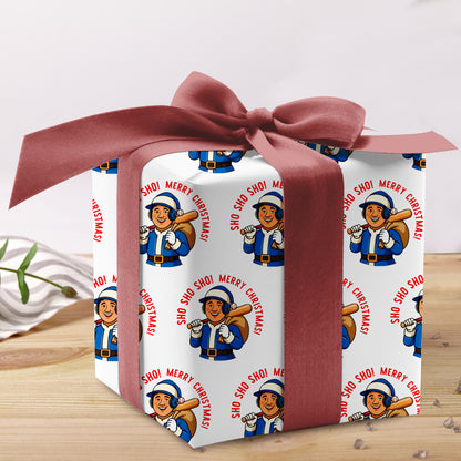 Sho Sho Sho Mery Christmas Wrapping Paper