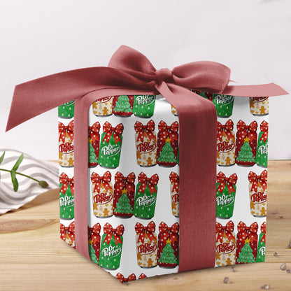 Dr Pepper Christmas Wrapping Paper