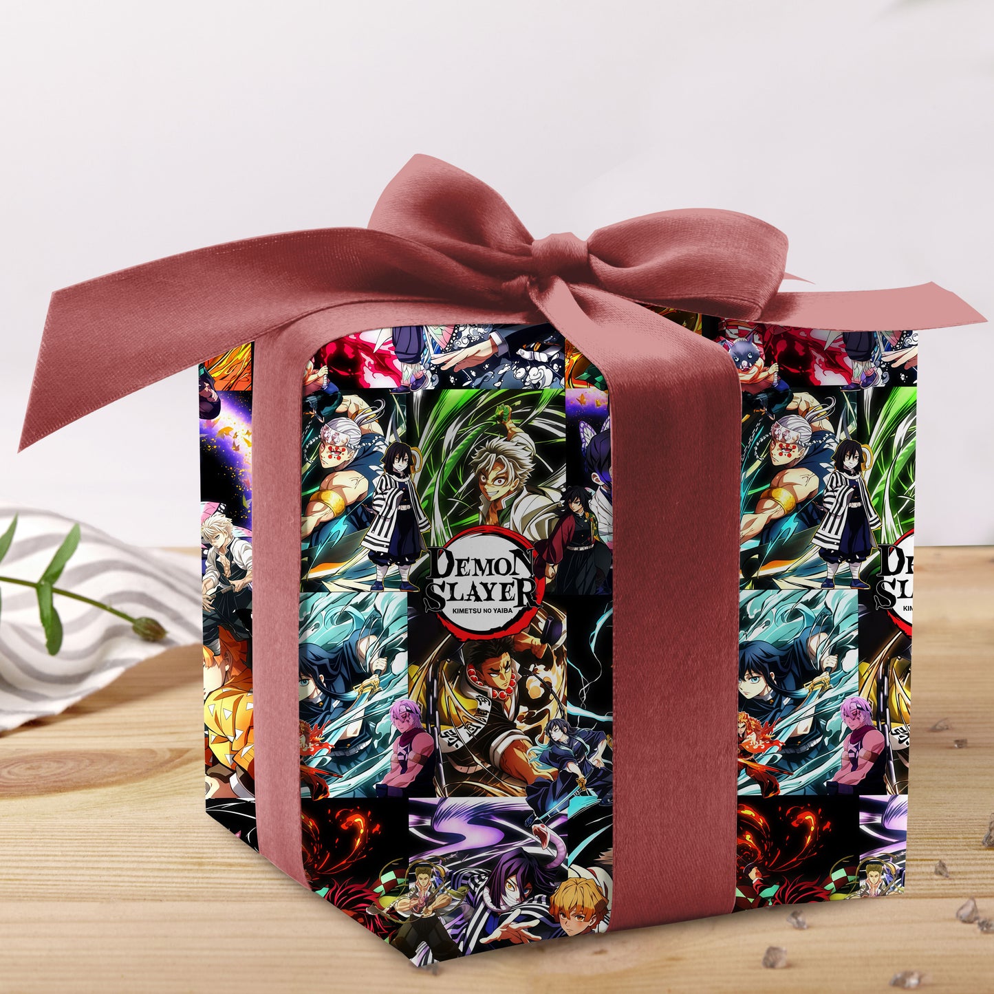 Demon Slayer For Kid Birthday Wrapping Paper