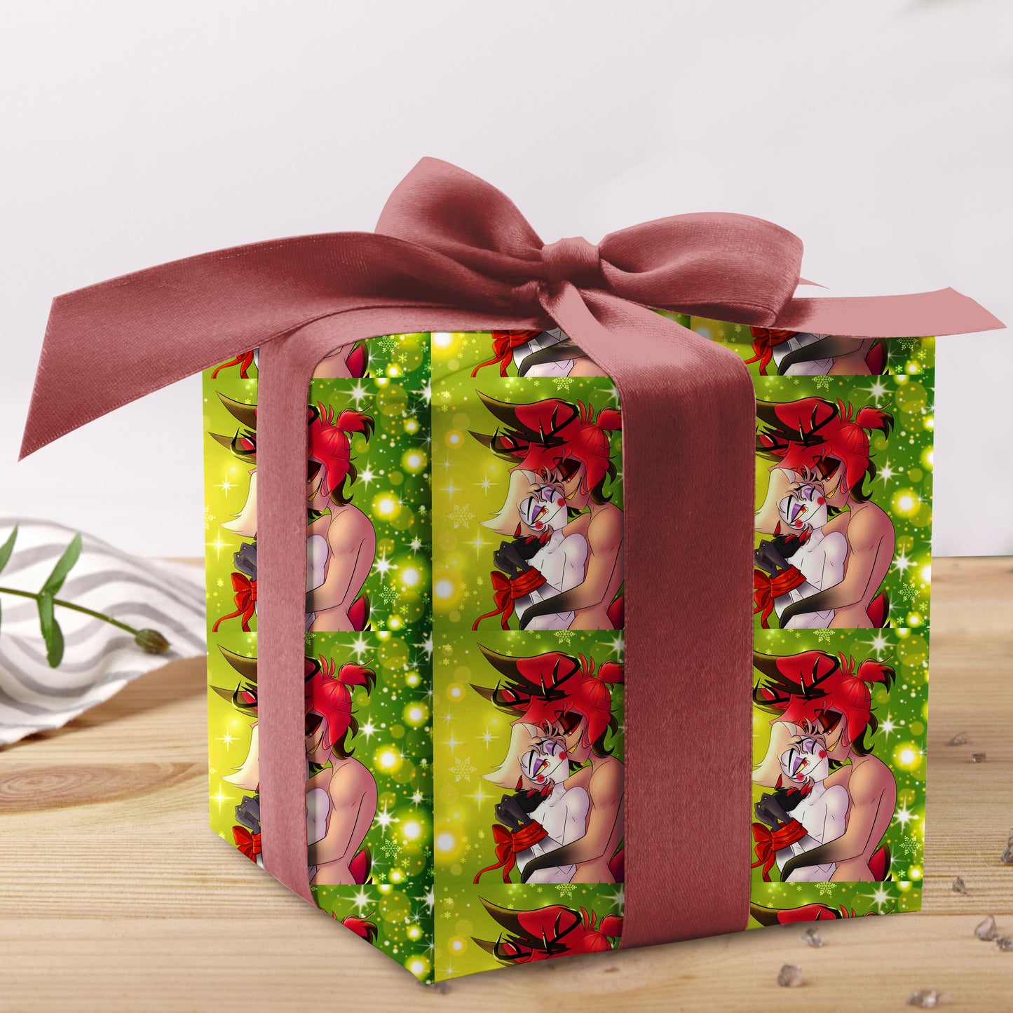 Hazbin Hotel Wrapping Paper Christmas Gift