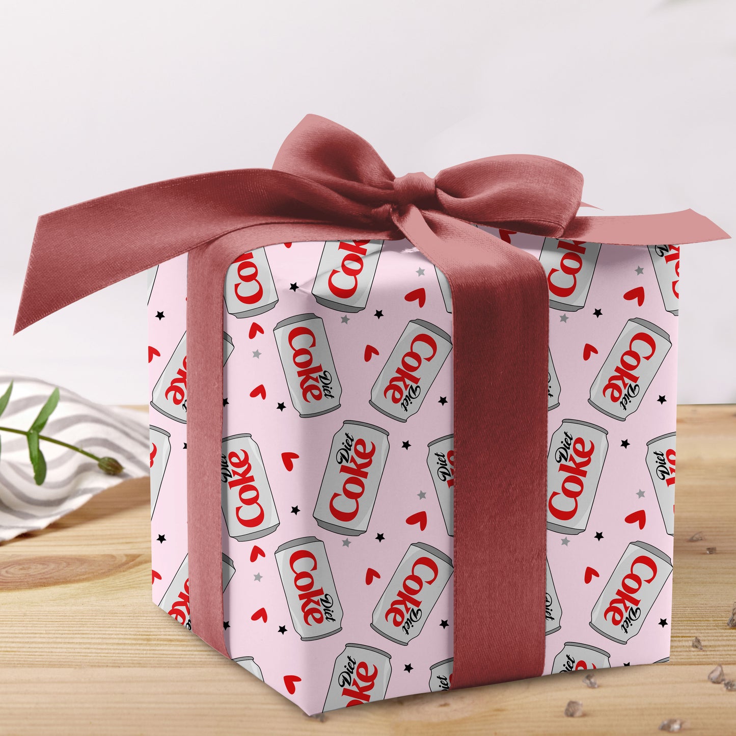 Diet Coke Wrapping Paper Birthday Gift
