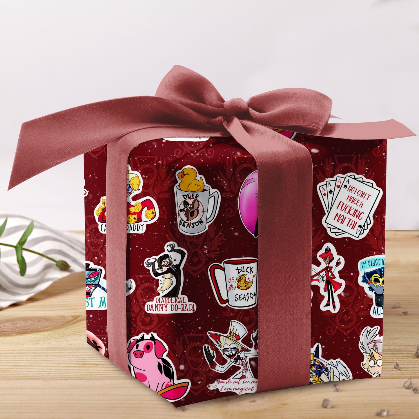 Hazbin Hotel Wrapping Paper Gift