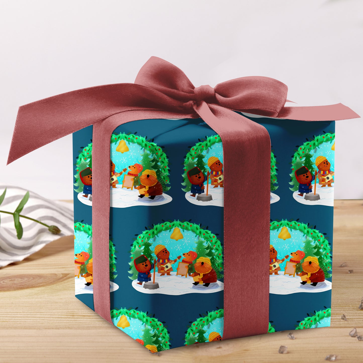 Emmet Otter's Jug-Band Christmas Wrapping Paper