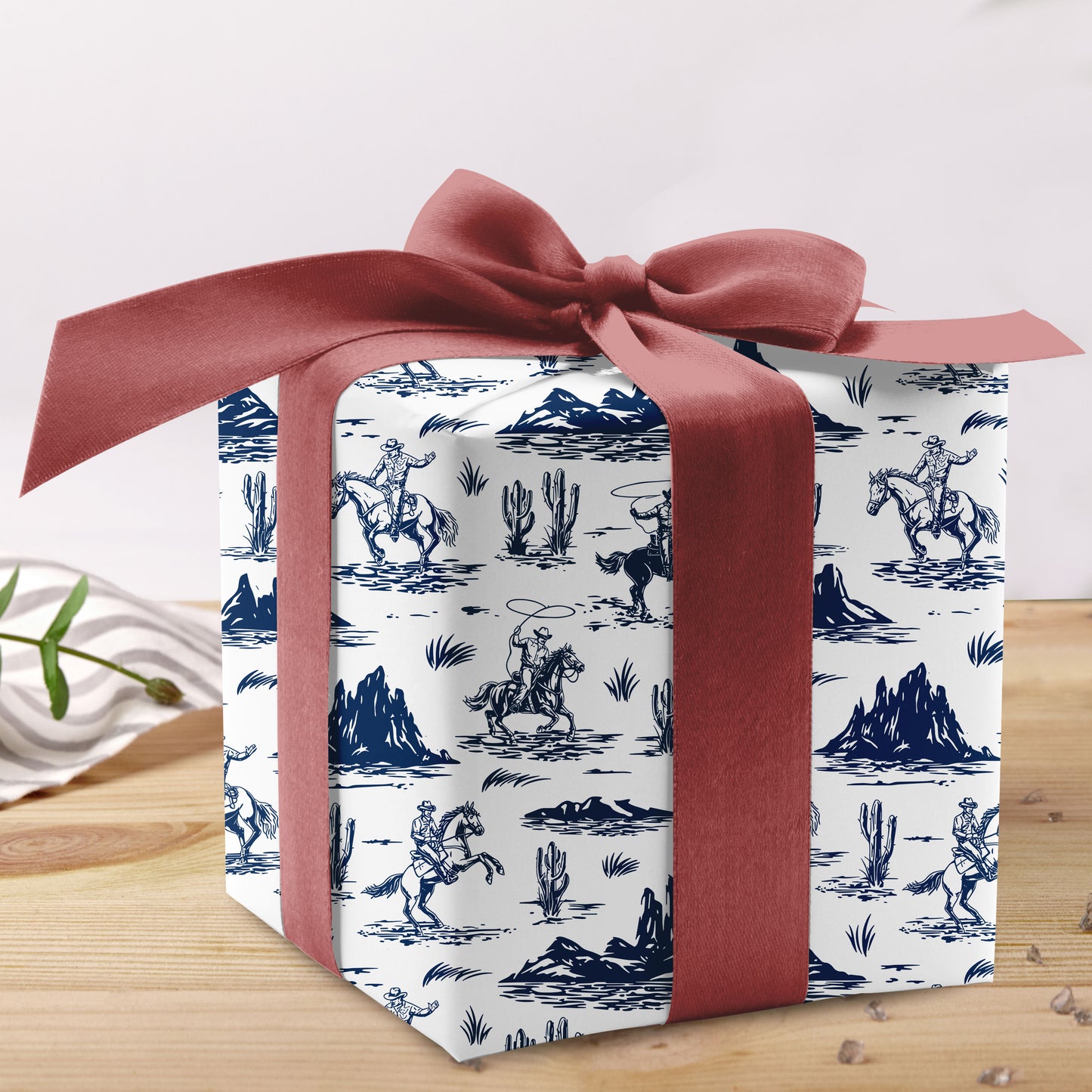 Cowboy Christmas Wrapping Paper