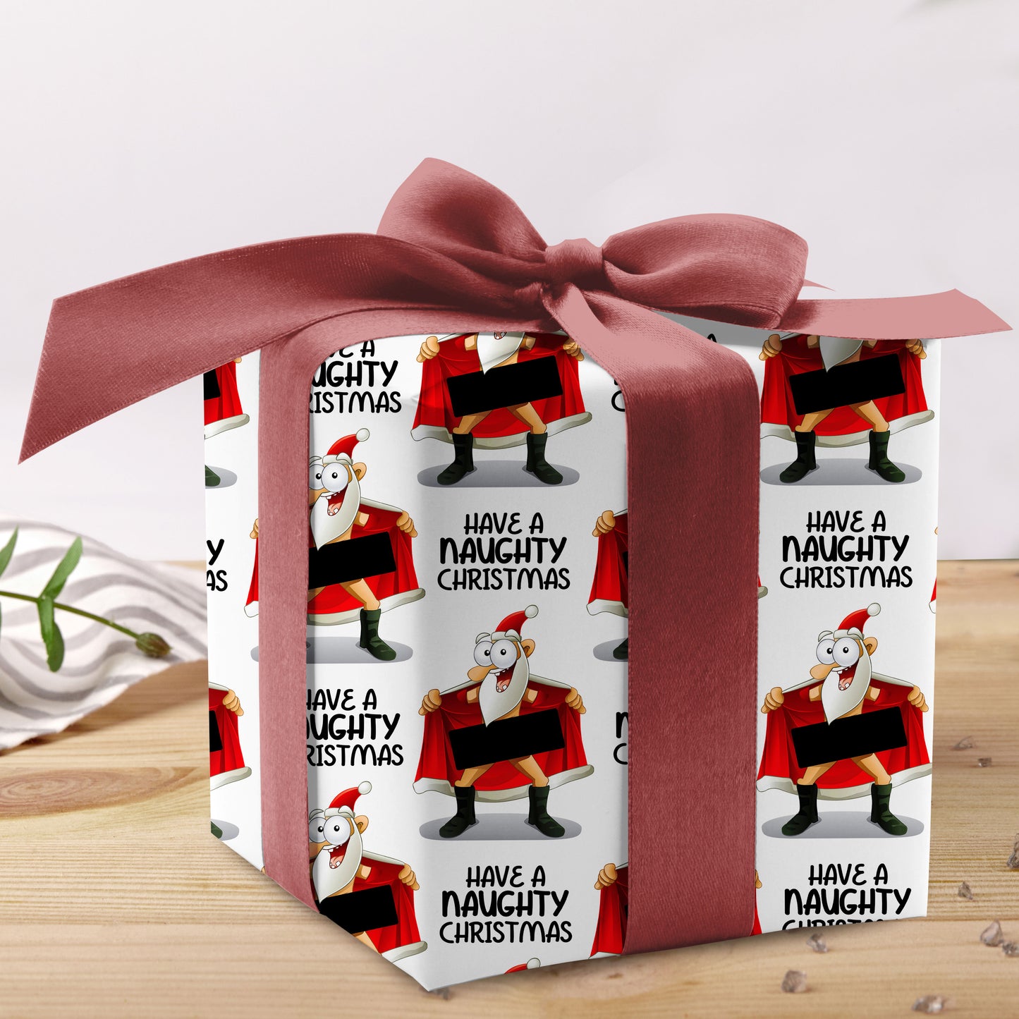 Have A Naughty Christmas Wrapping Paper