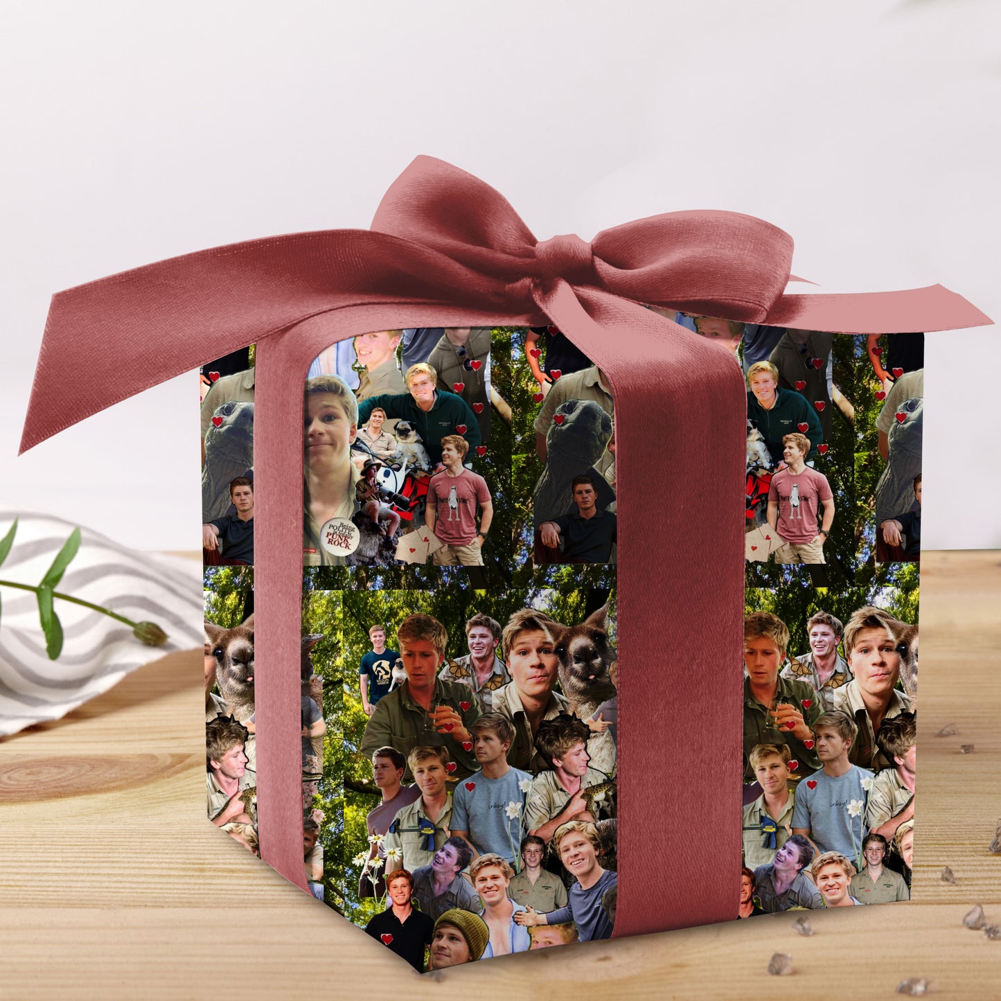 Robert Irwin Love Animal Christmas Wrapping Paper