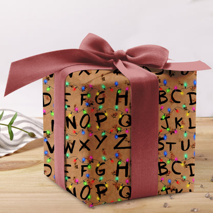 Alphabet Christmas Wrapping Paper