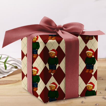 Teddy Wrapping Paper Sheet