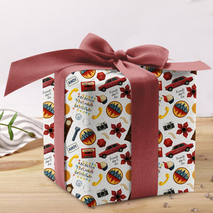 Stranger Things Christmas Wrapping Paper Roll