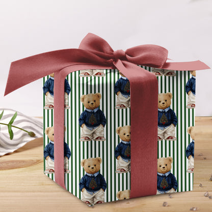 Teddy Wrapping Paper Holiday Gift