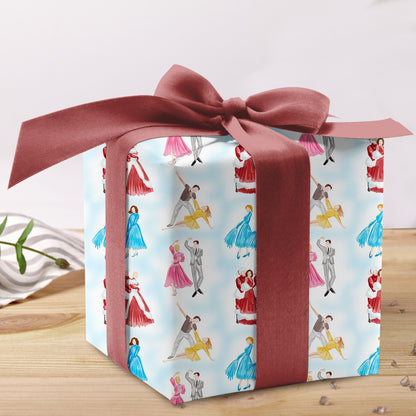 White Christmas Film Gift Wrap