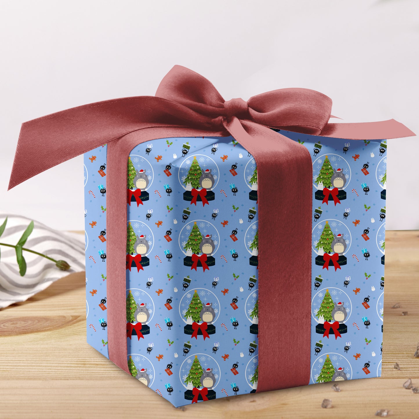 Totoro Christmas Wrapping Paper