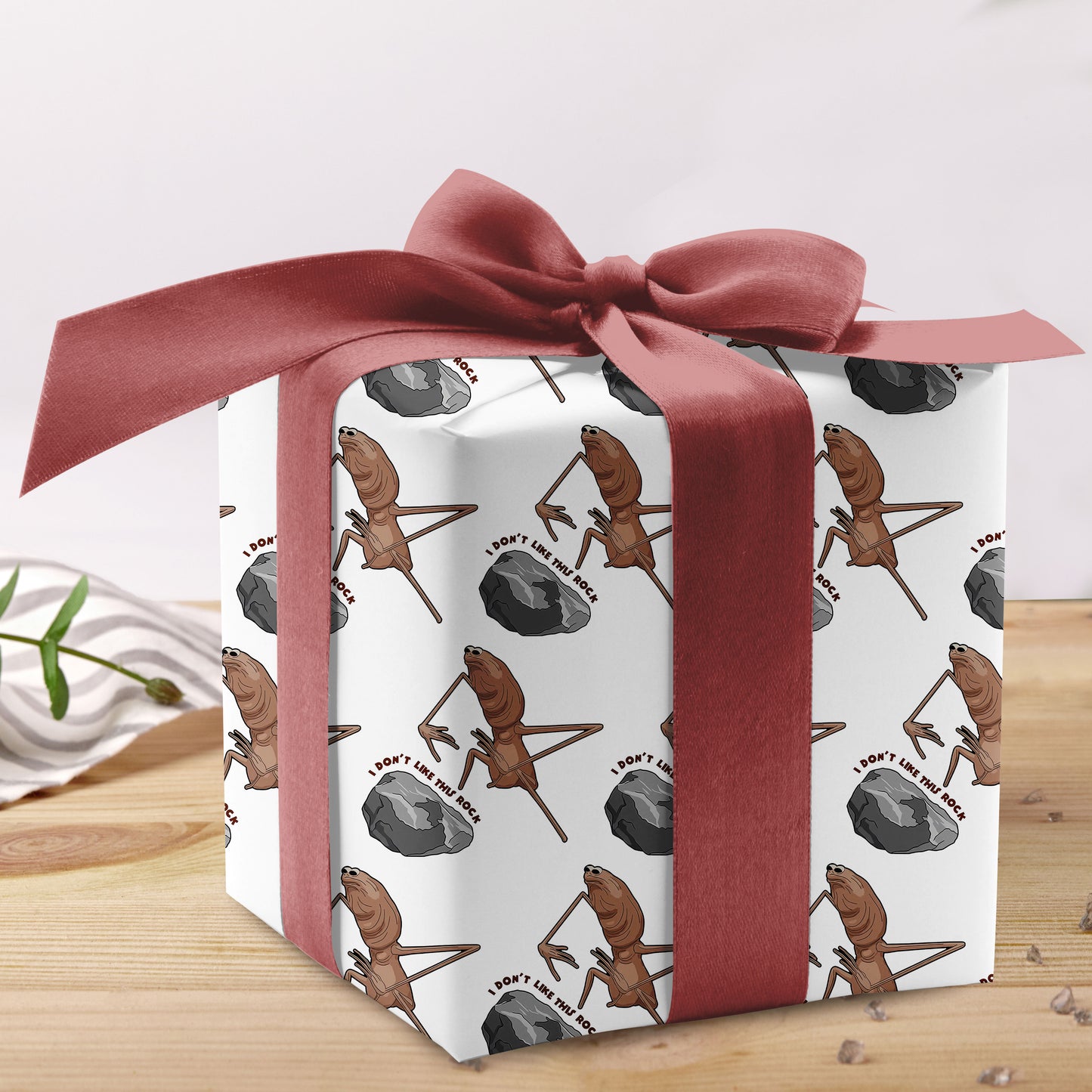 I Don't Like This Rock Wrapping Paper