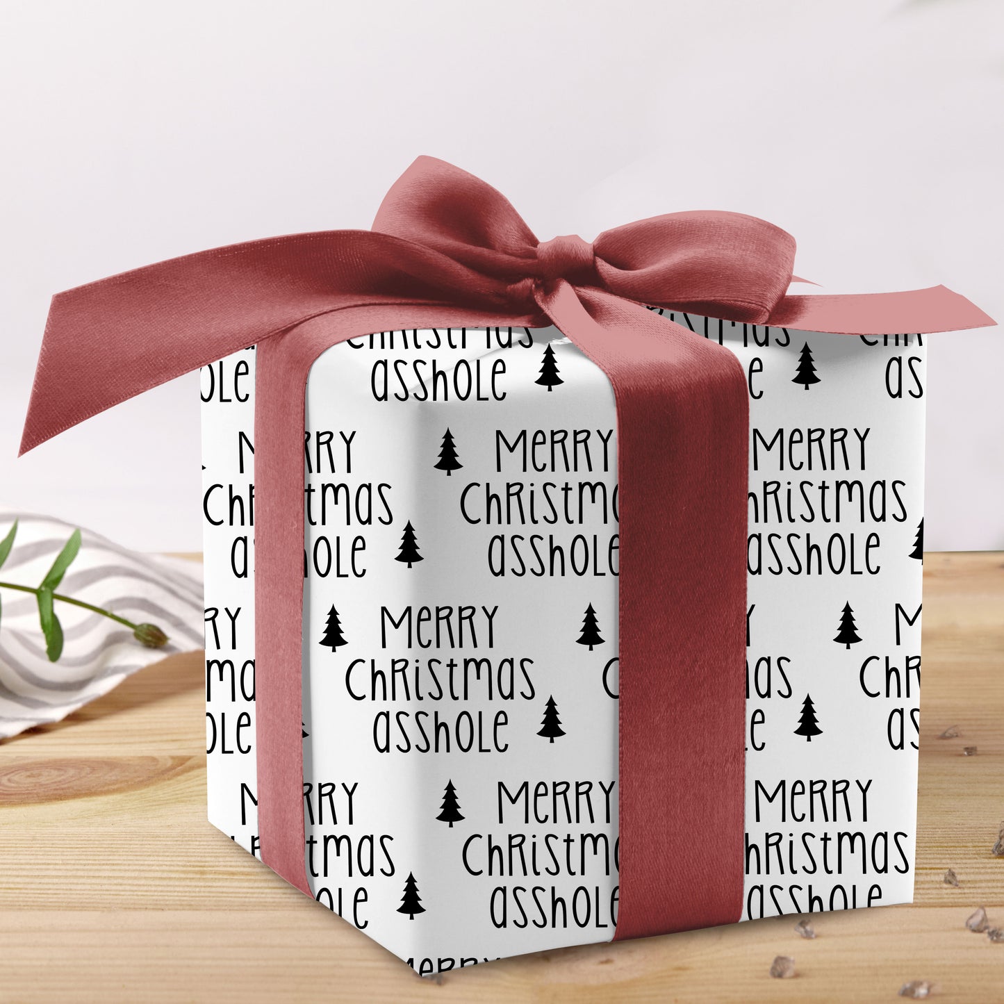 Merry Christmas Funny Wrapping Paper