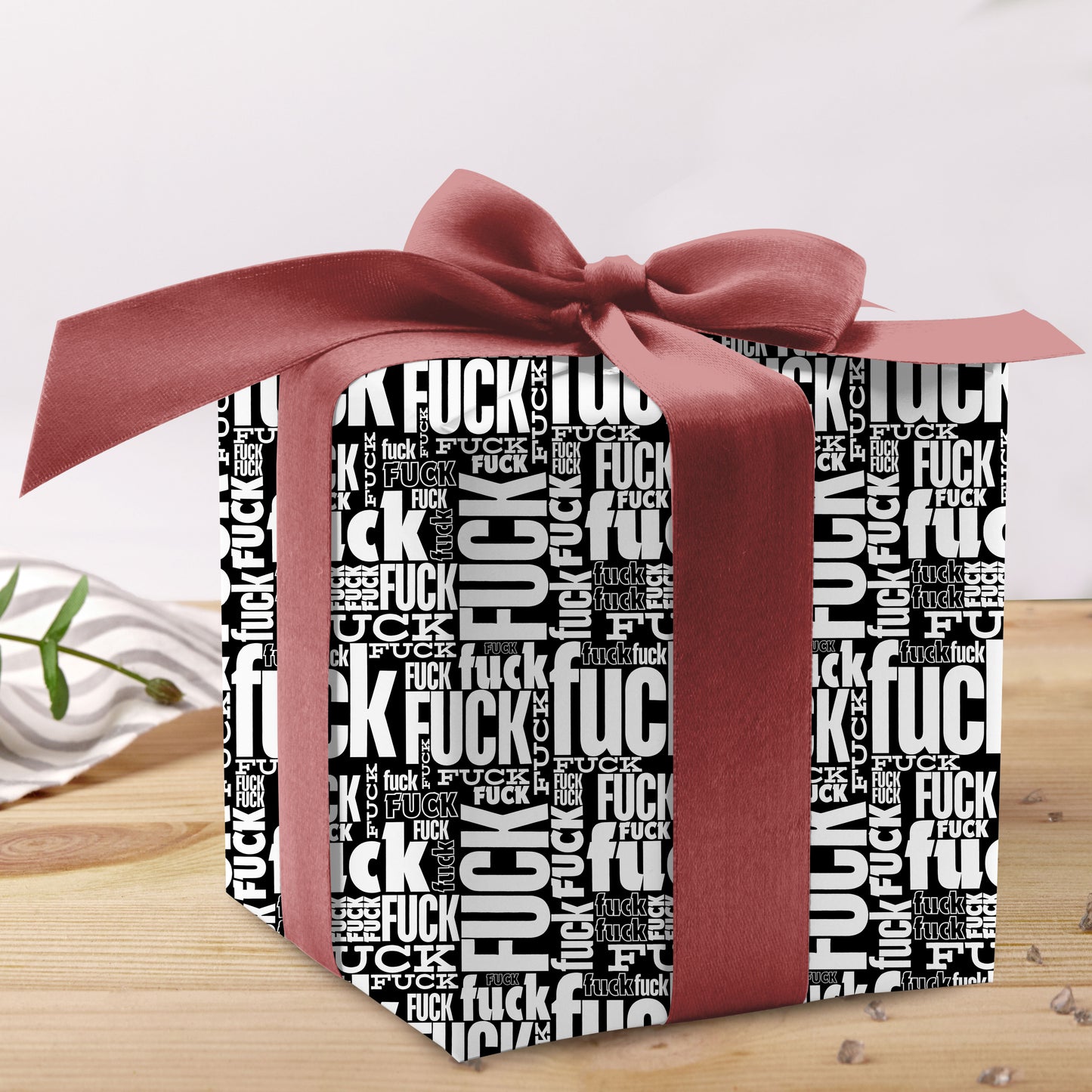Rude Christmas Wrapping Paper