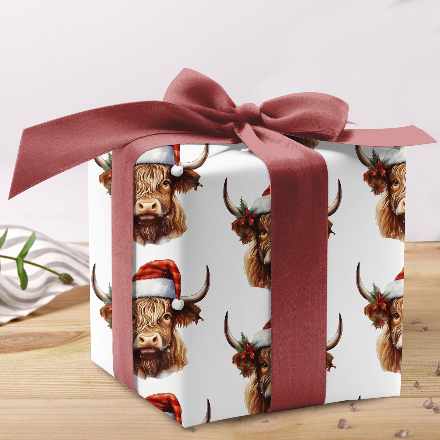Highland Cow Wrapping Paper