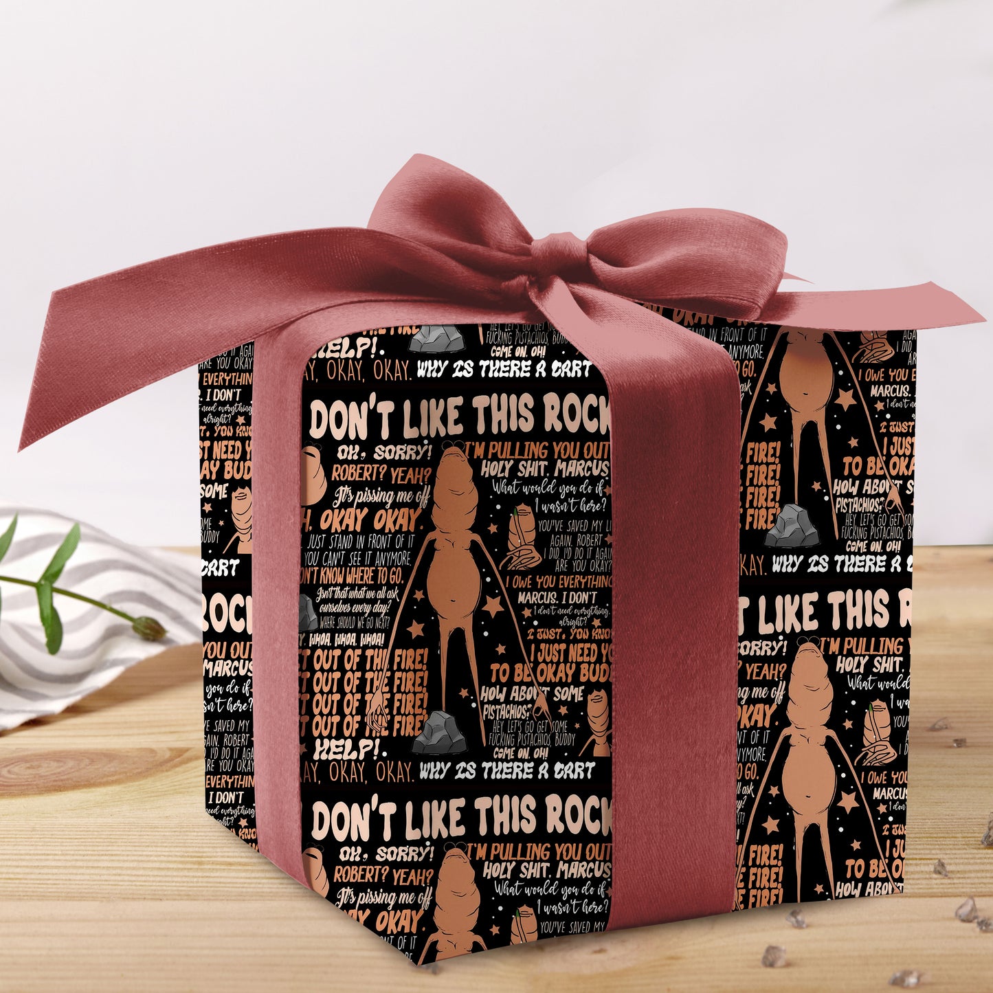 Marcus The Worm Brain Rot Gift Wrap