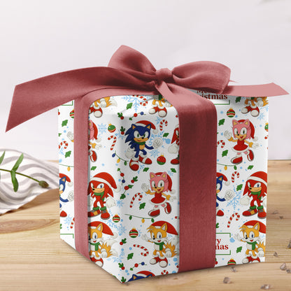 Sonic Christmas Wrapping Paper