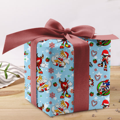 Sonic Hedgehog Christmas Wrapping Paper