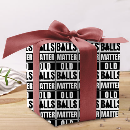 Old Balls Matter Wrapping Paper