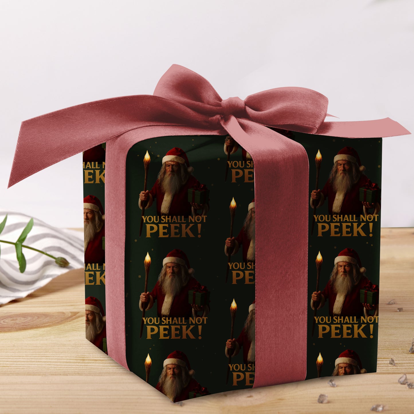 Gandalf Wrapping Paper Lord of the Rings Gift Wrap