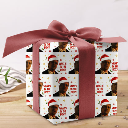 What's In the Box Christmas Wrapping Paper Rolls