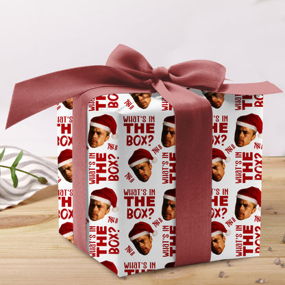 What's In the Box Wrapping Paper Holiday Gift Wrap