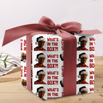 What's In the Box Wrapping Paper - Xmas Gift