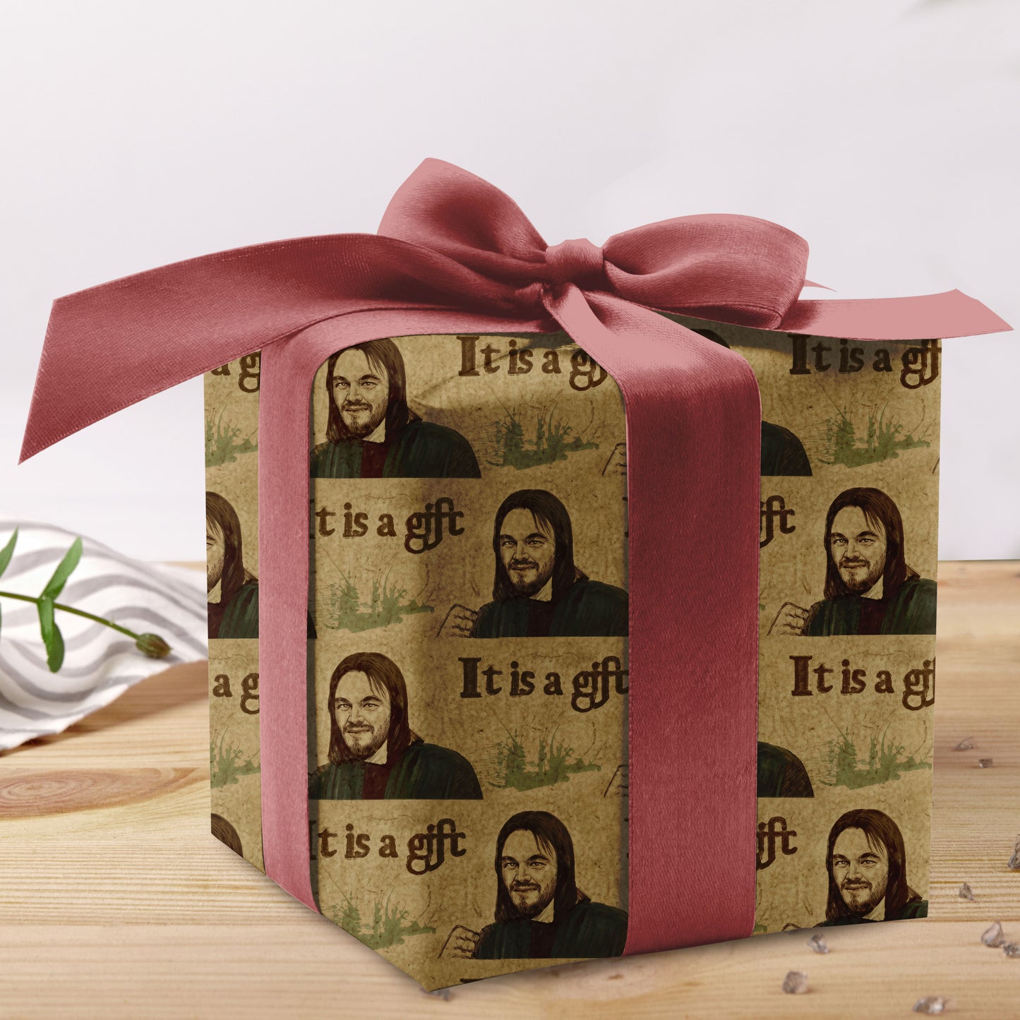 It's A Gift Wrapping Paper Sheet Christmas Gift