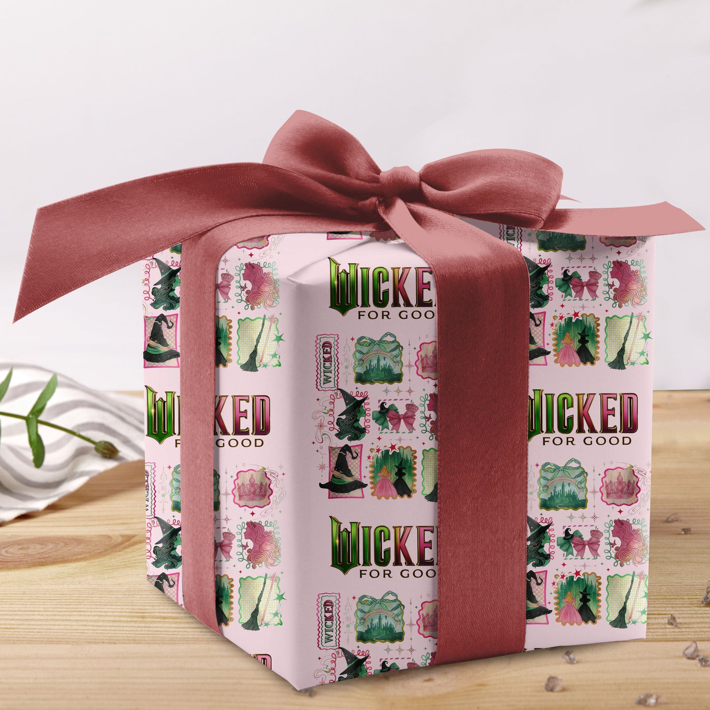The Wicked Musical Christmas Gift Wrap