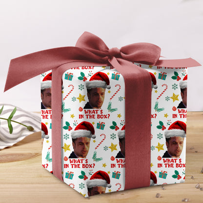 What Is In the Box Wrapping Paper Christmas Gifts