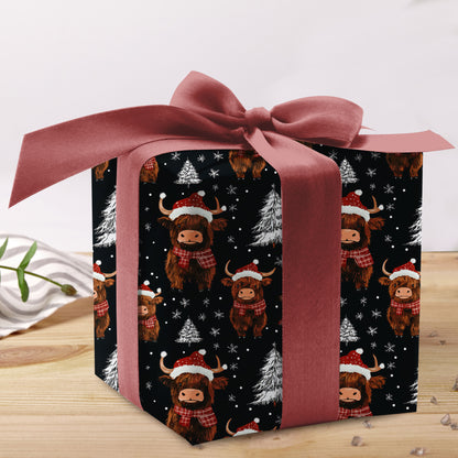 Mooey Christmas Cows Wrapping Paper