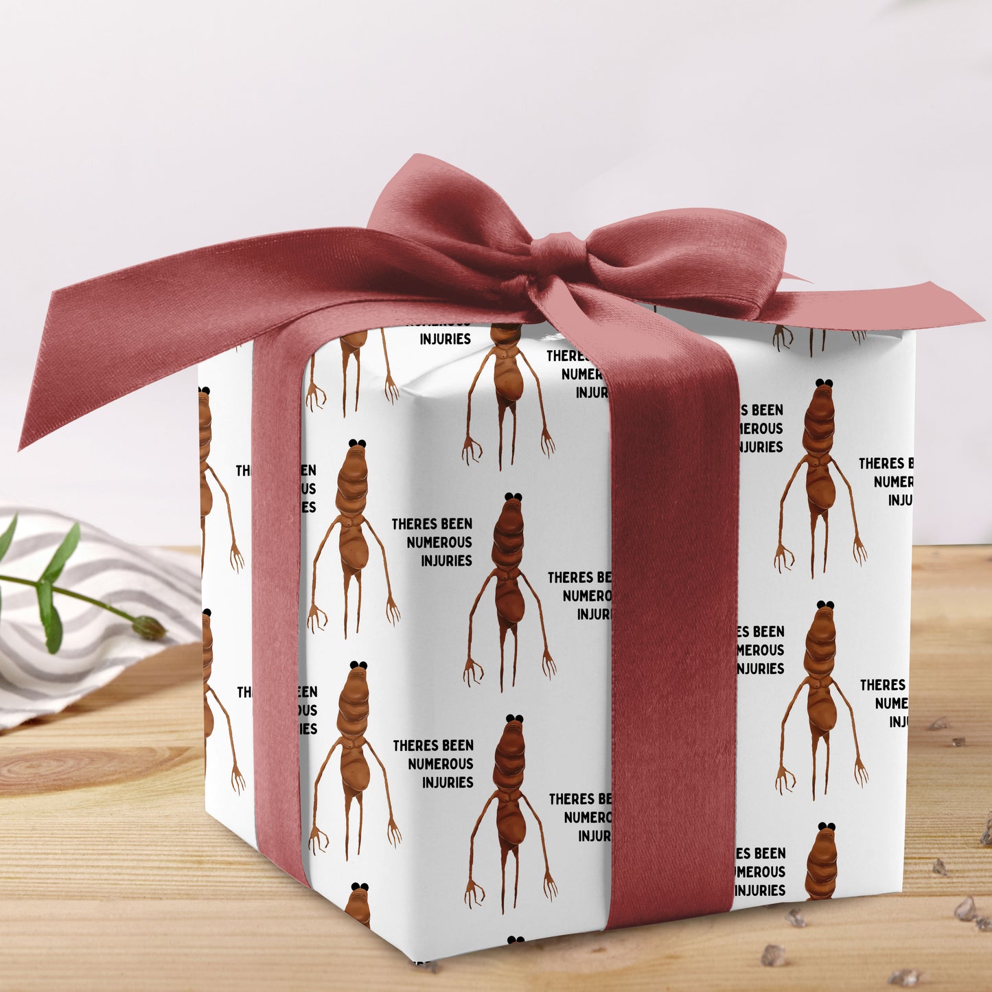 Marcus the Worm VR Chat Meme Funny Gift-Wrapping Paper