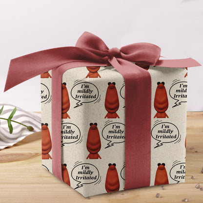 I'm Mildlly Irritated Marcus The Worm Wrapping Paper