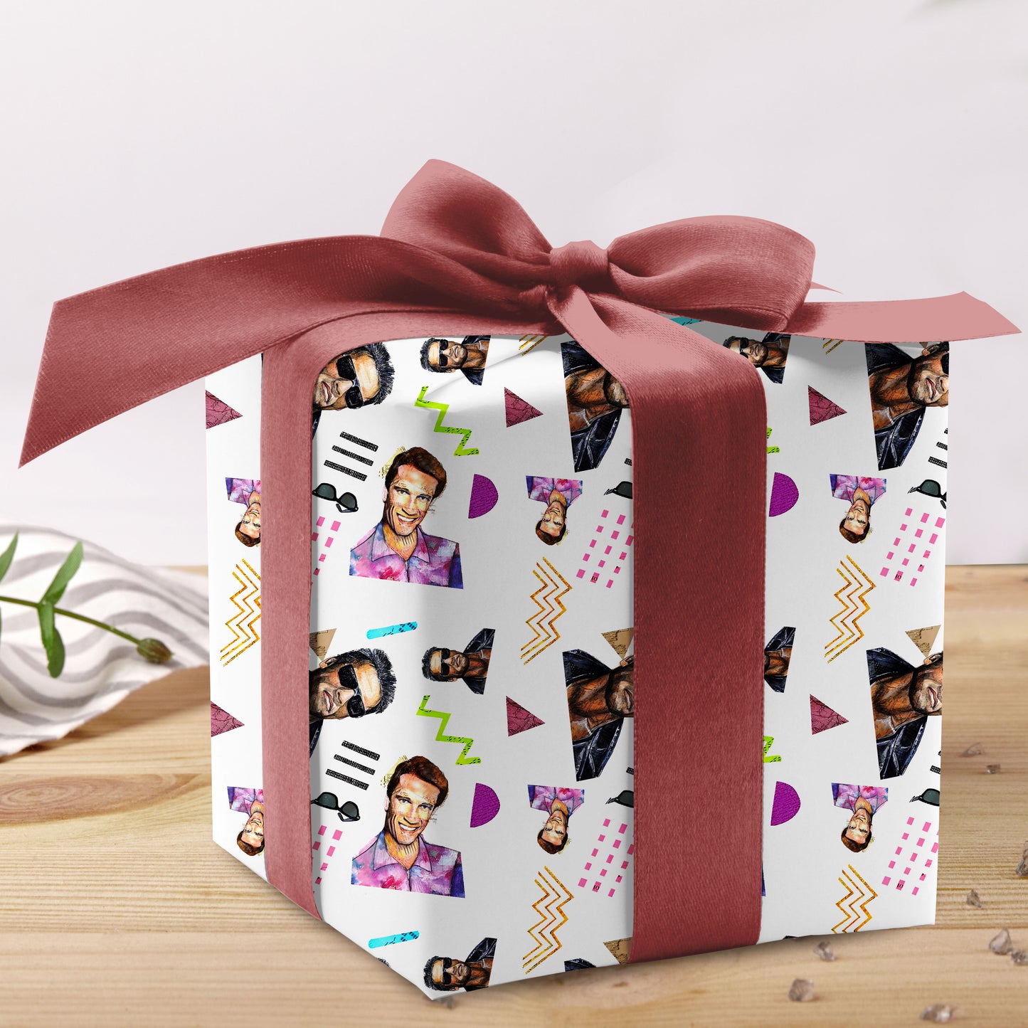 Schwarzenegger Wrapping Paper