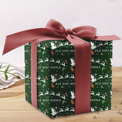 Fly To Fools Wrapping Paper