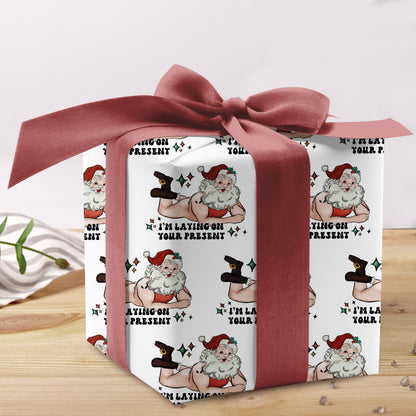 Santa Christmas Meme Wrapping Paper