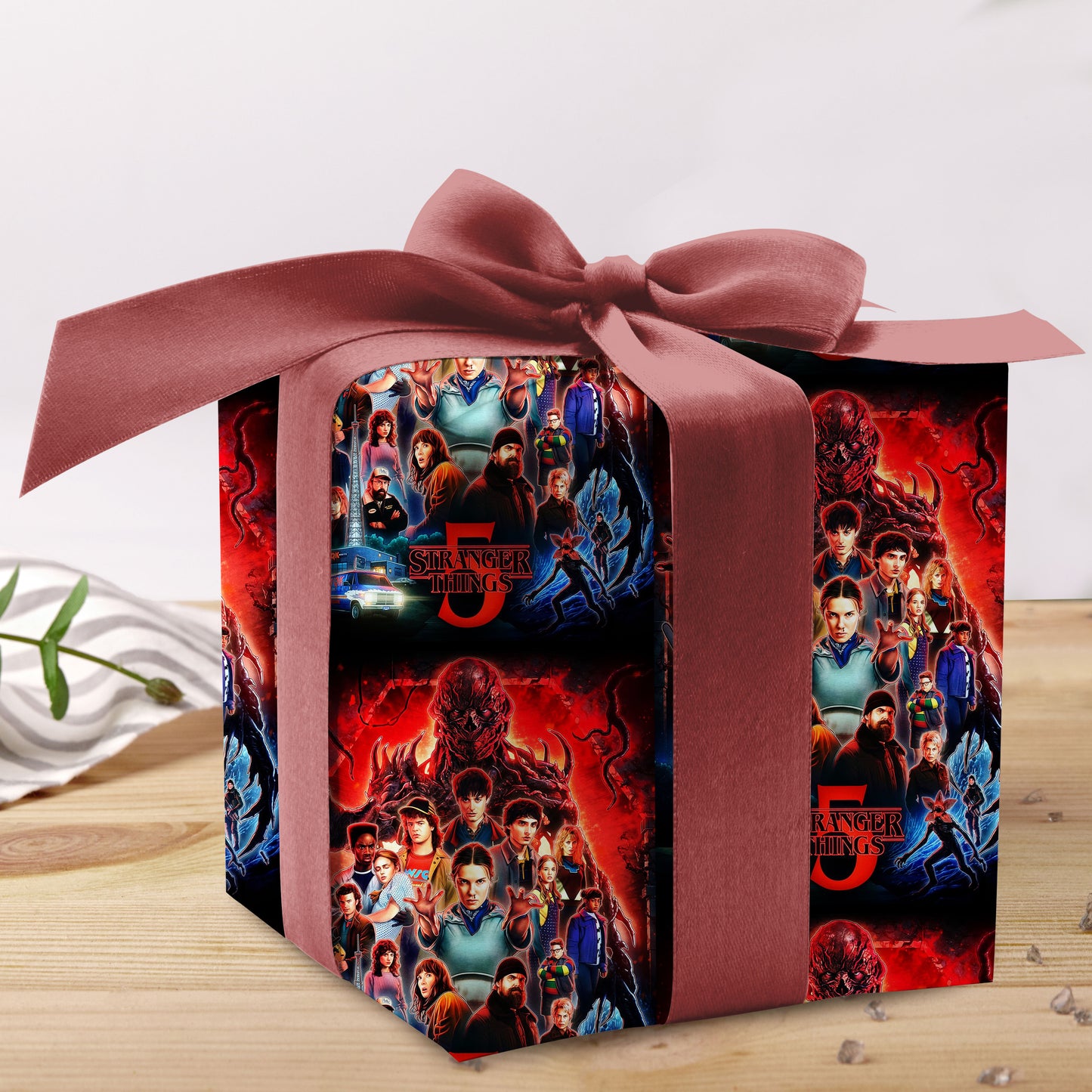 Stranger Things Wrapping Paper Birthday Gift