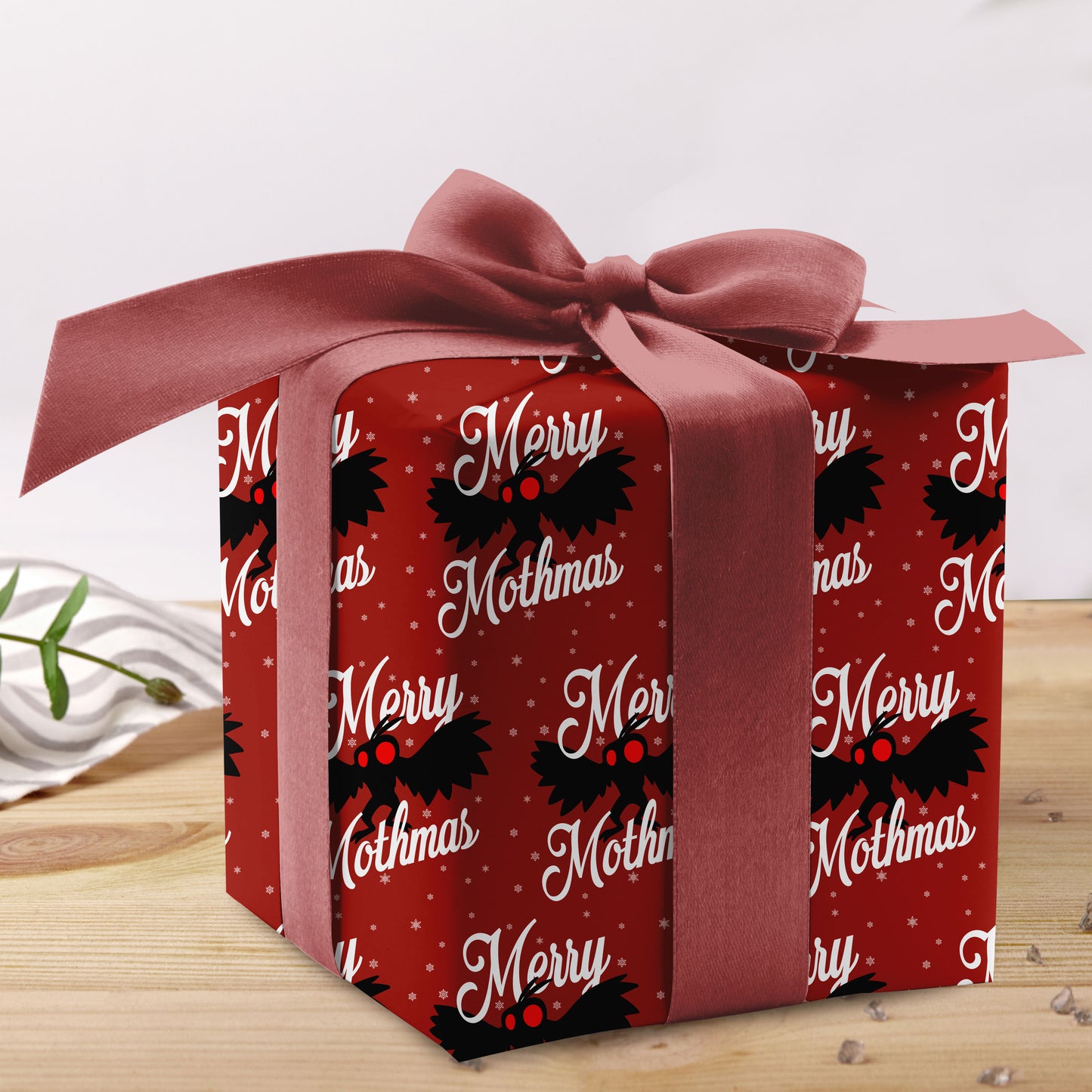 Mothman Wrapping Paper Xmas Gift