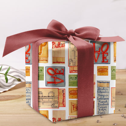 Phillies Christmas Wrapping Paper