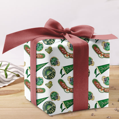 Game Day Football Xmas Holiday Gift Wrap