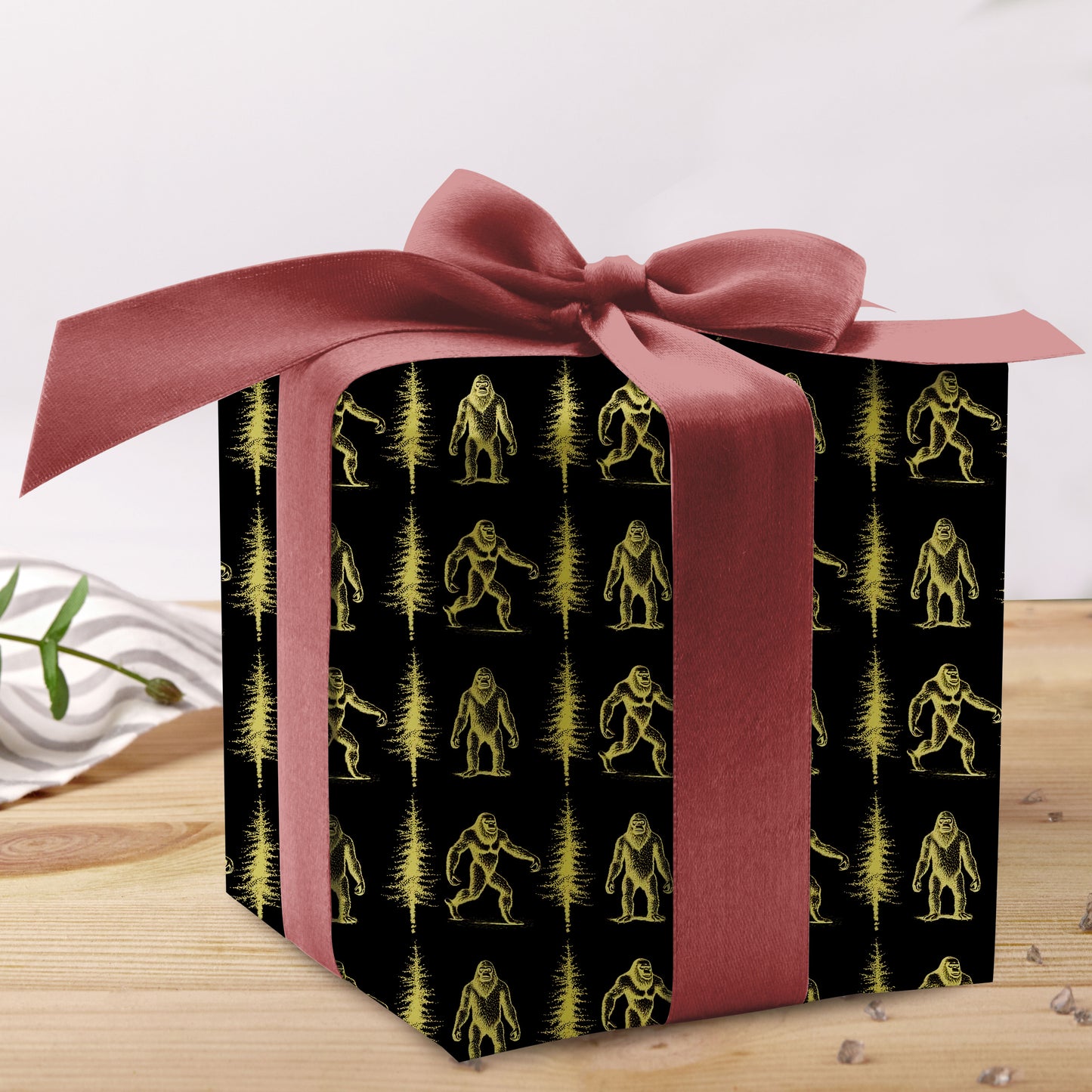 Bigfoot Wrapping Paper Gift