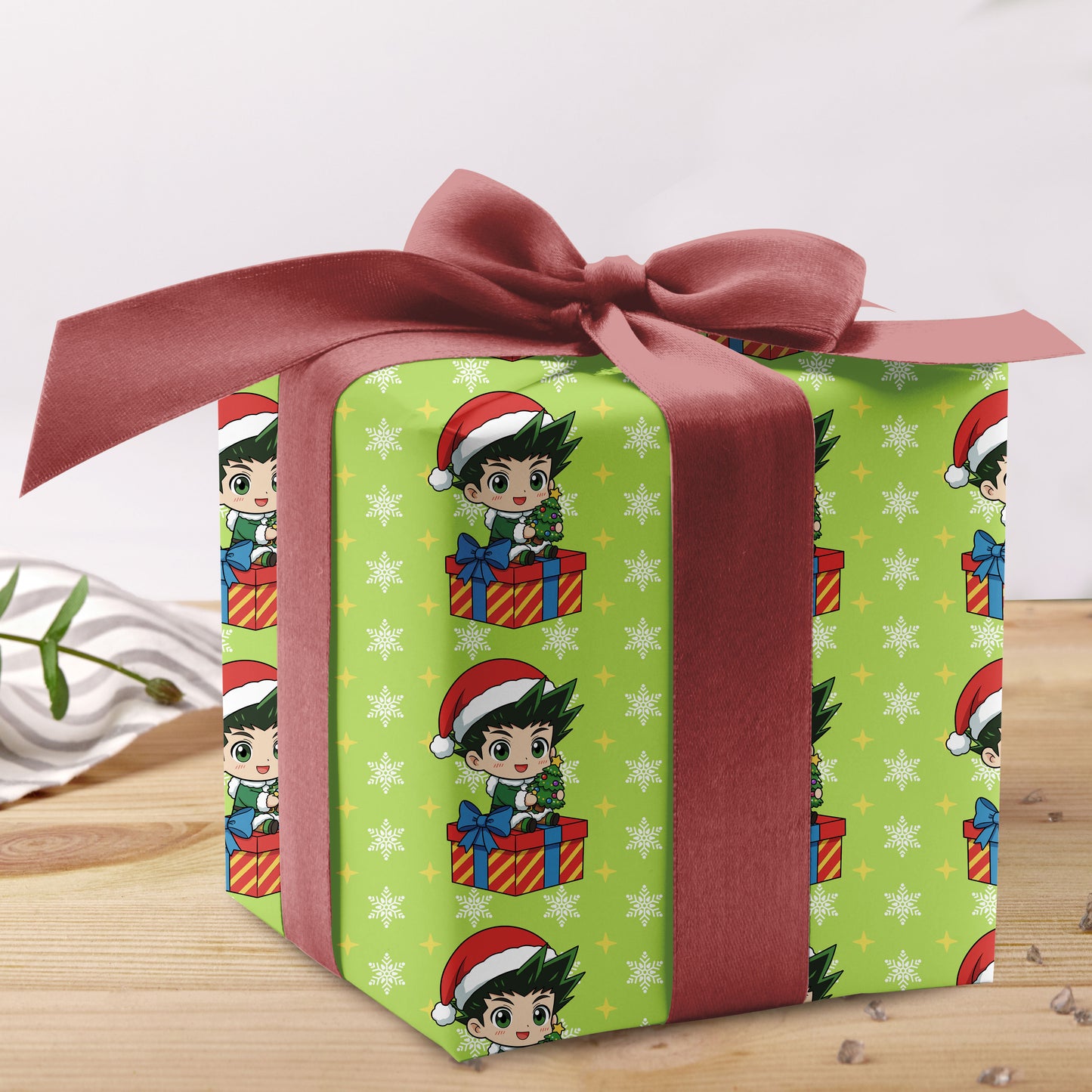 Demon Hunters Wrapping Paper For Kid Birthday