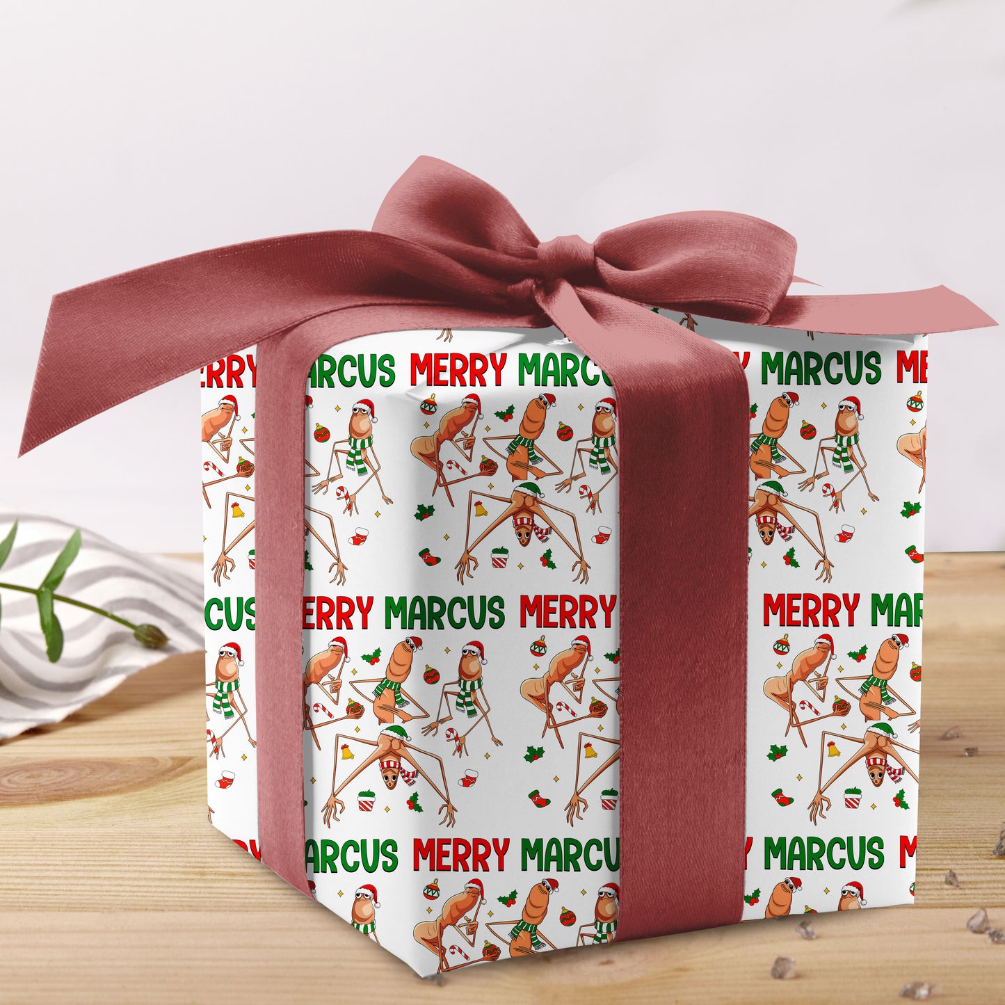 Marcus Santa Wrapping Paper