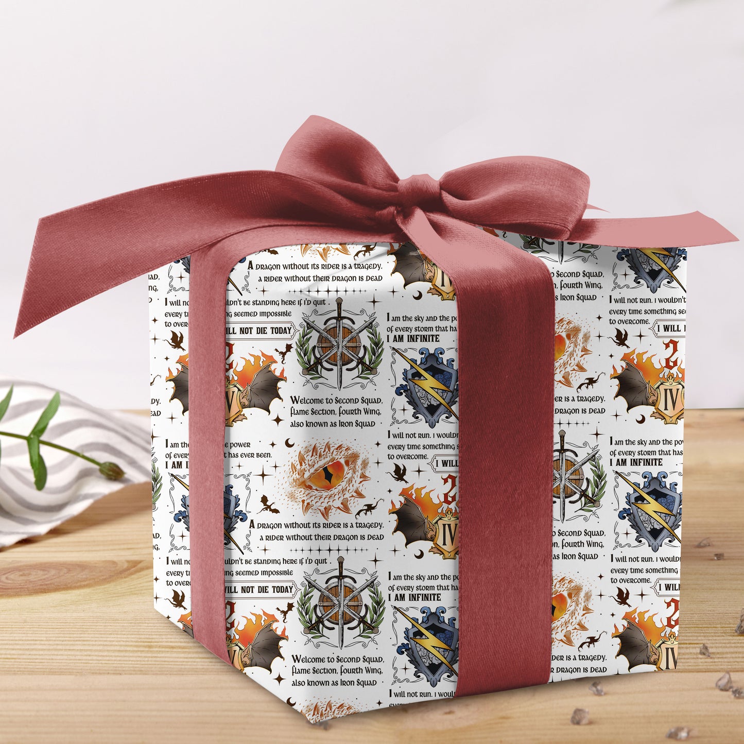 Fourth Wing Wrapping Paper