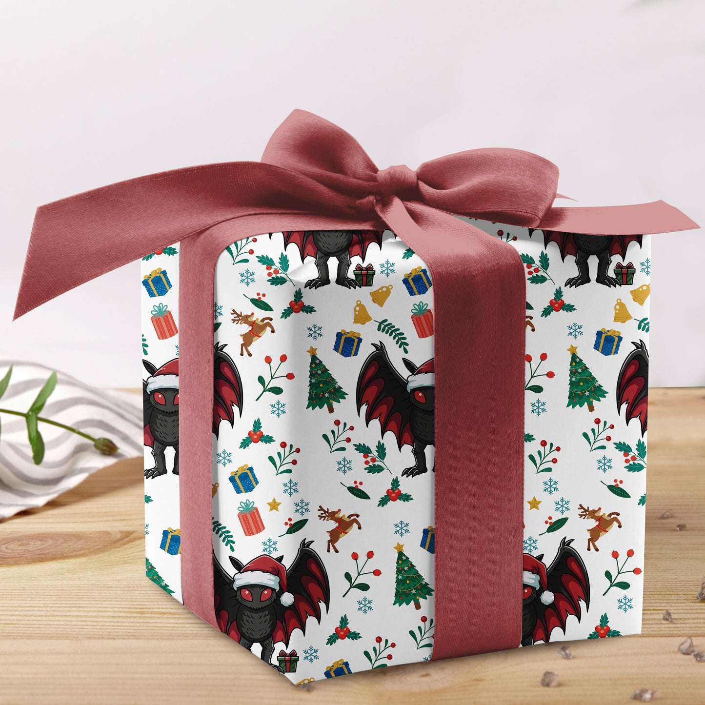 Mothman Wrapping Paper Birthday Gift