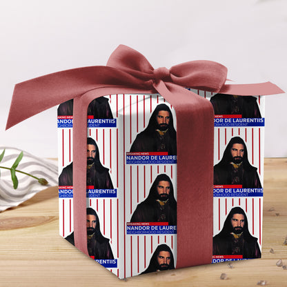 Creepy Paper Christmas Wrapping Paper