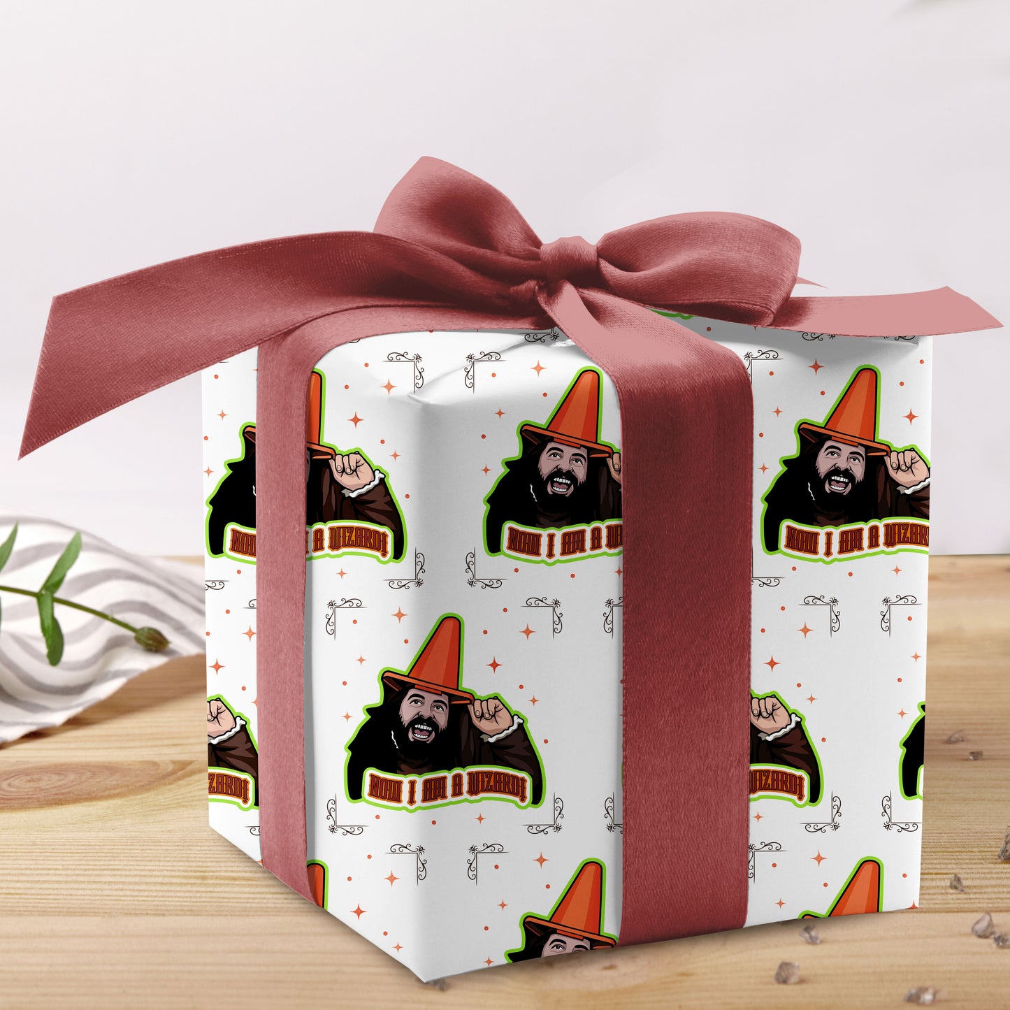 Creepy Paper Christmas Wrapping Paper Roll