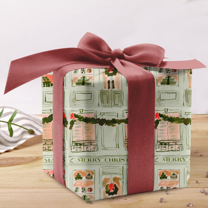 Red Gift Wrap Paper for Xmas Winter Holiday Gifts Crafts Party Decoration